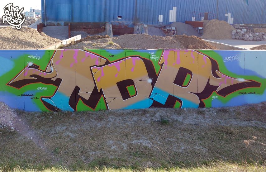 TDR made by Avelon 31 and Noiz - The Dark Roses - Nordhavn, Copenhagen, Denmark 12. April 2020